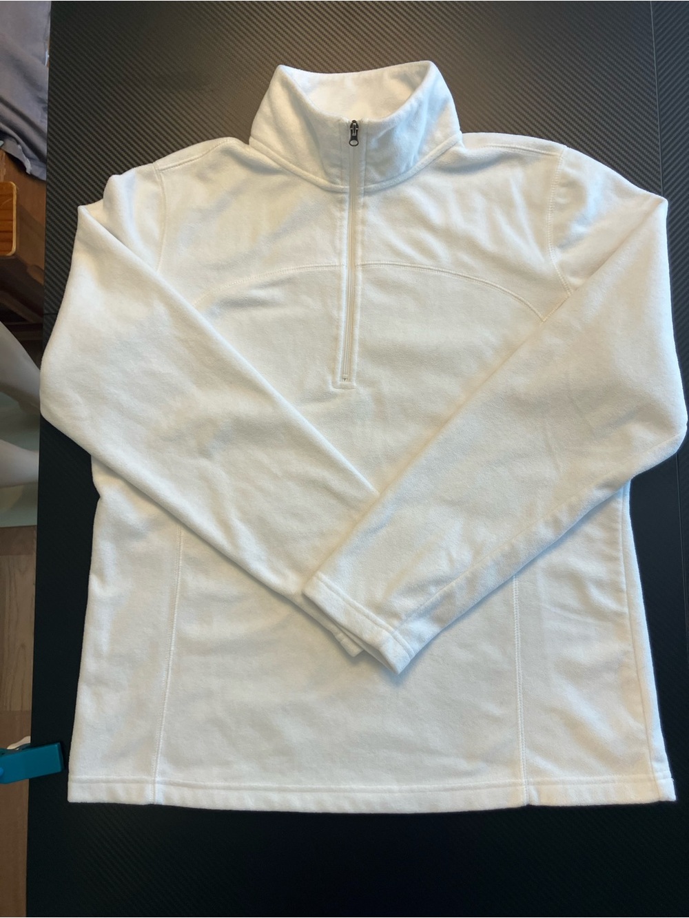 tek gear White Fleece Pullover